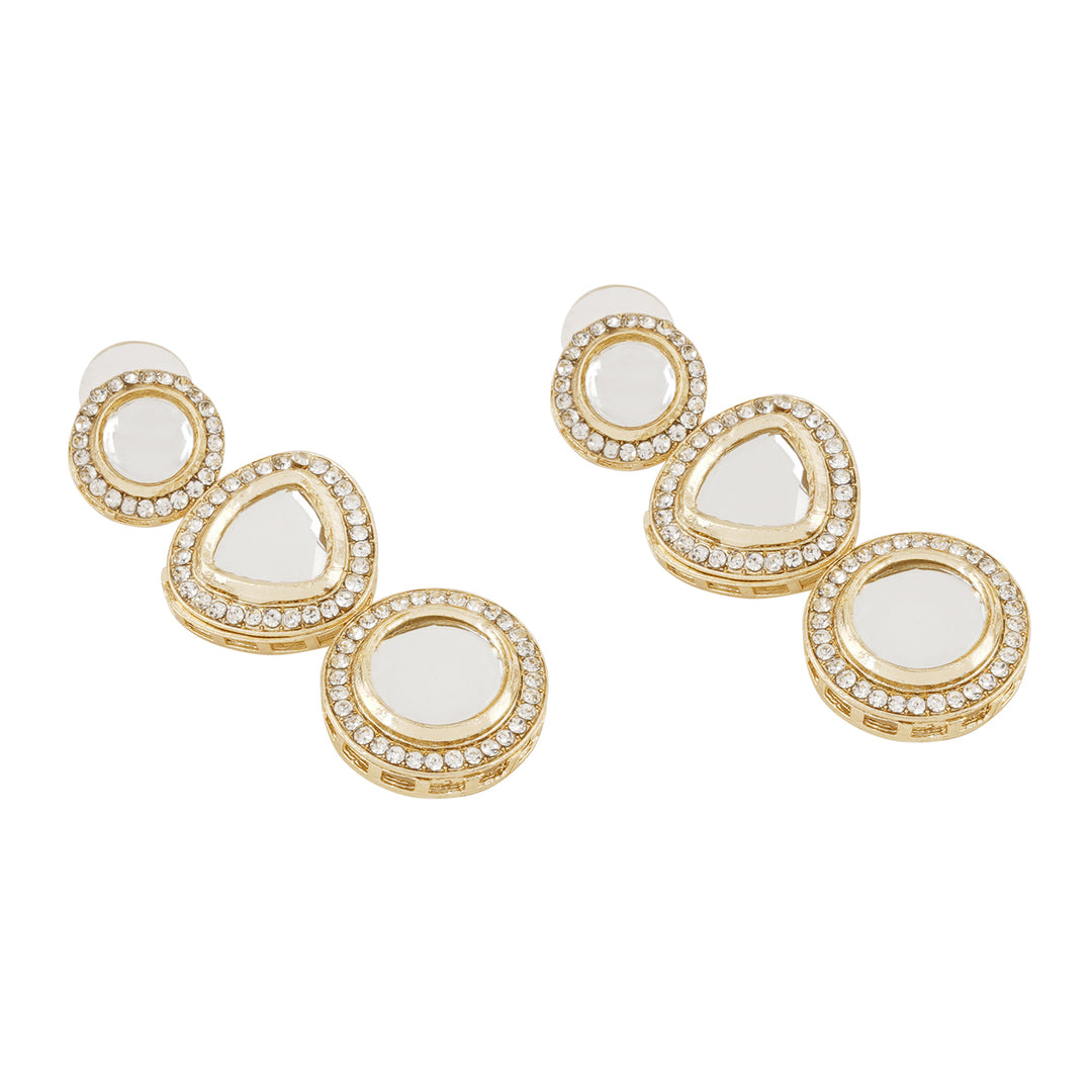 Teejh Nazakat Light Gold Earring