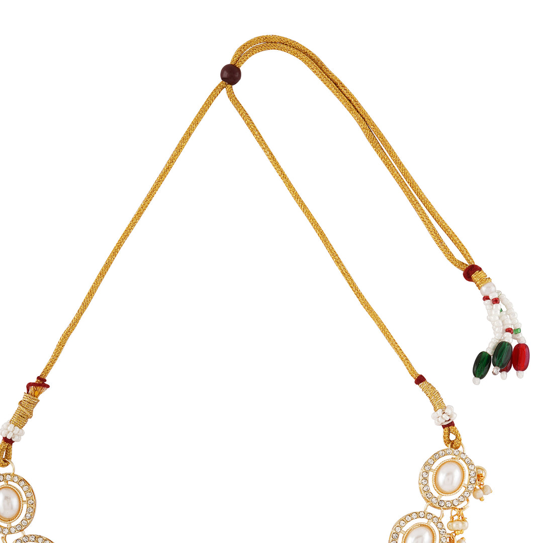 Teejh Bela Light Gold Necklace Set