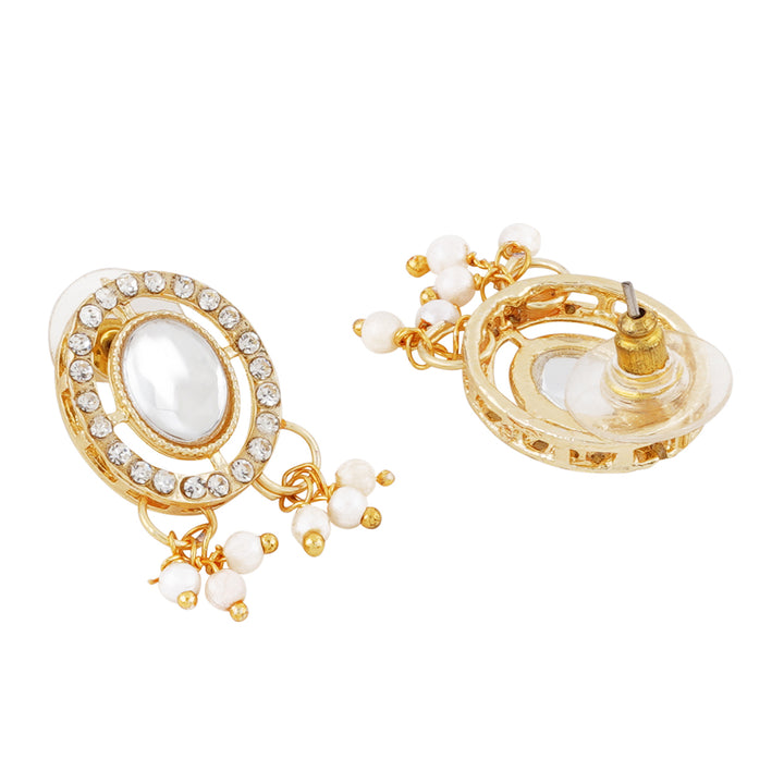 Teejh Jhilmil Light Gold Necklace Set