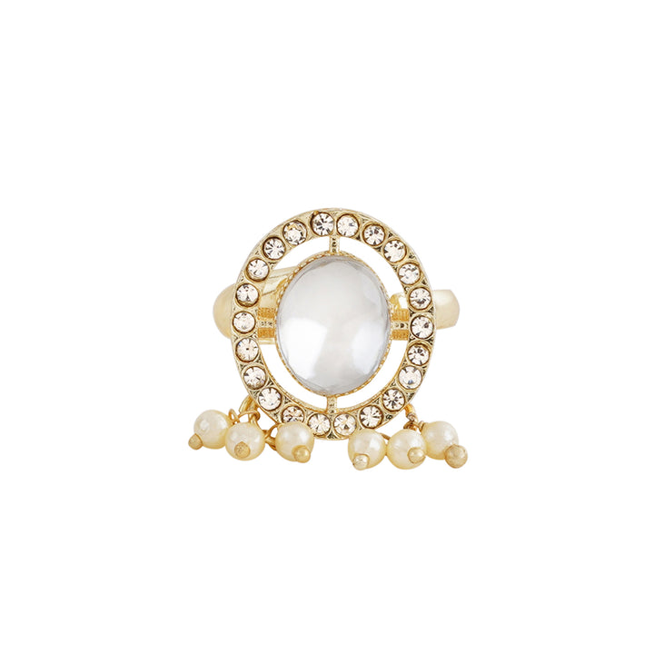 Teejh Jhilmil Light Gold Ring