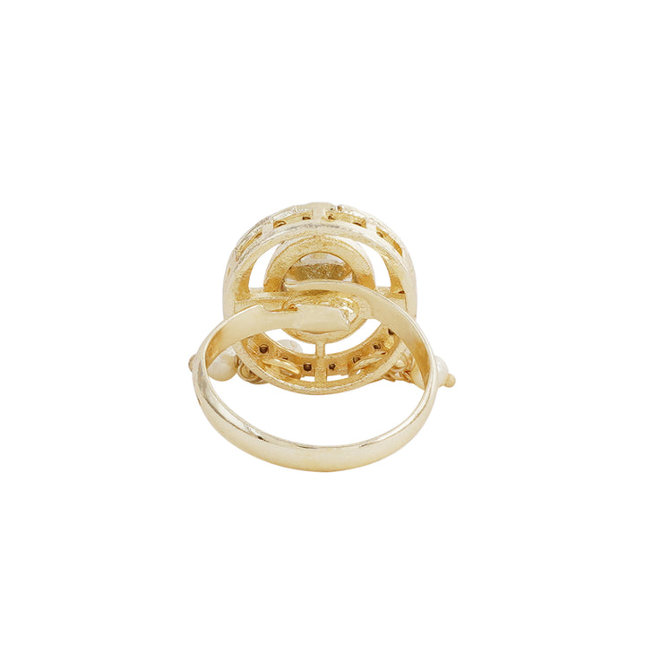 Teejh Jhilmil Light Gold Ring