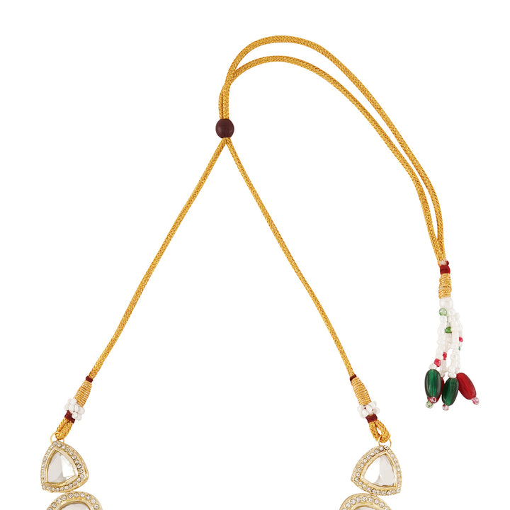 Teejh Taani Light Gold Necklace Set