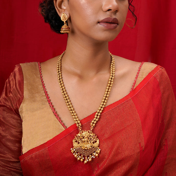 Teejh Akasha Gold Necklace Set
