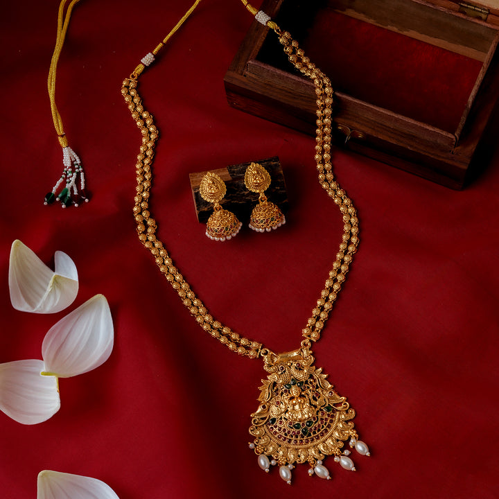 Teejh Apsara Gold Necklace Set