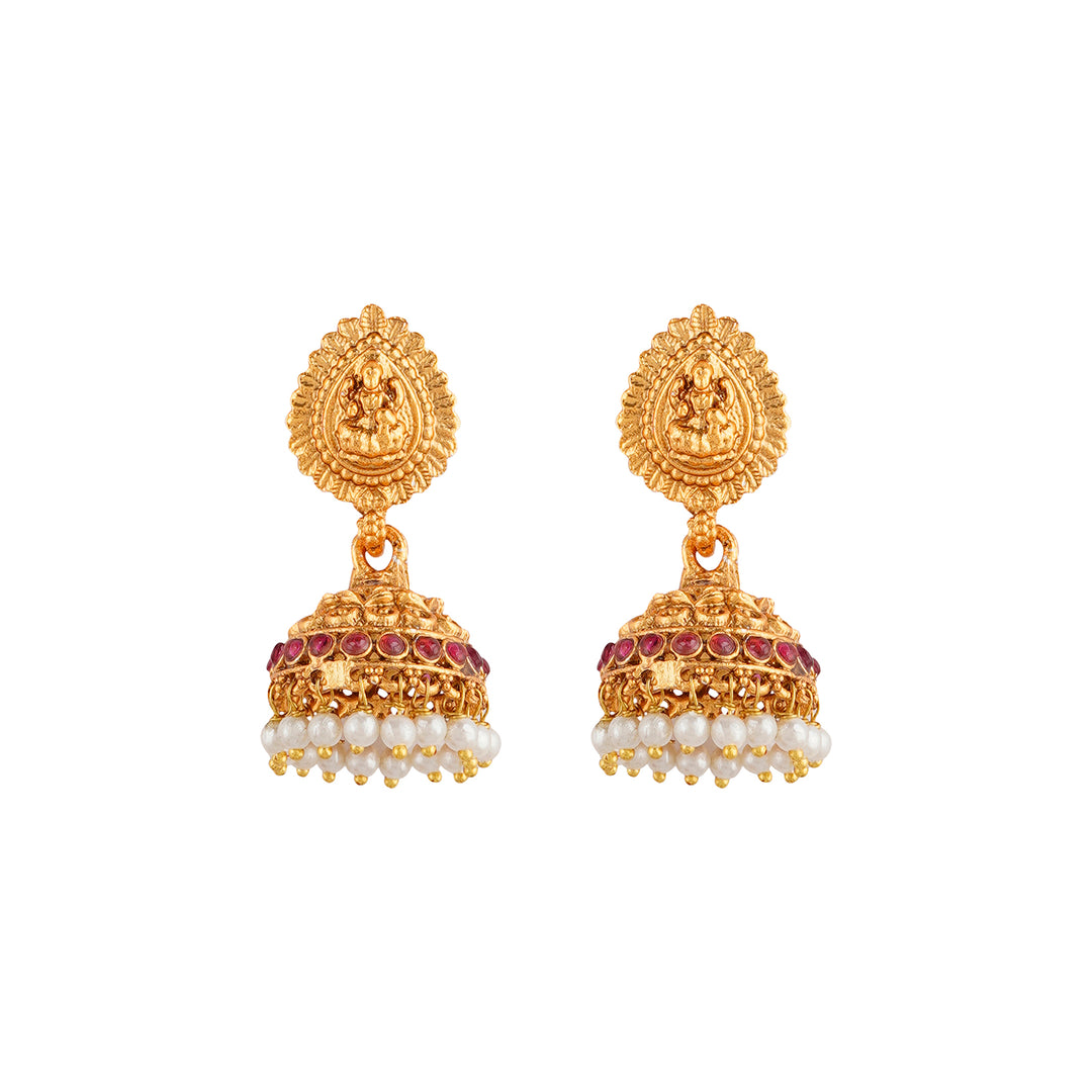 Teejh Apsara Gold Necklace Set