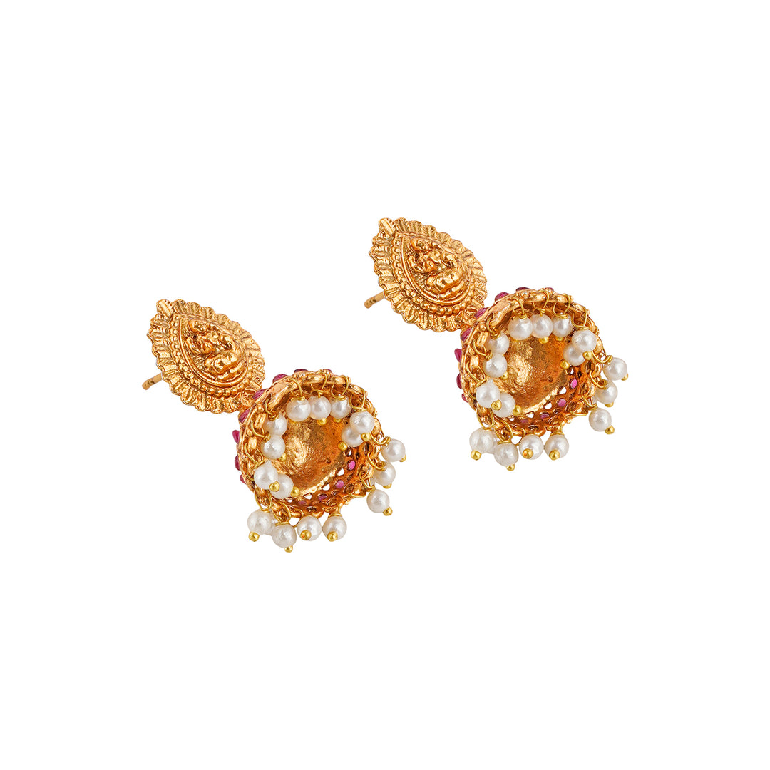 Teejh Apsara Gold Necklace Set