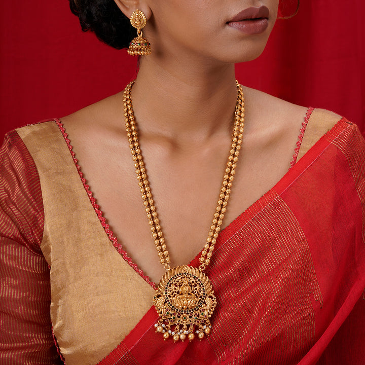 Teejh Aditi Gold Necklace Set