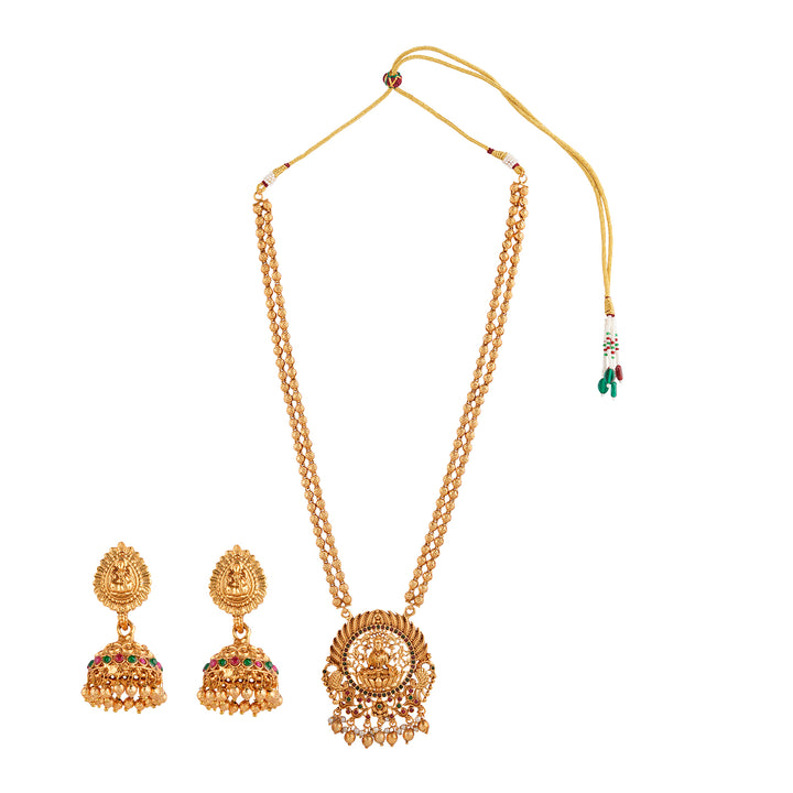 Teejh Aditi Gold Necklace Set