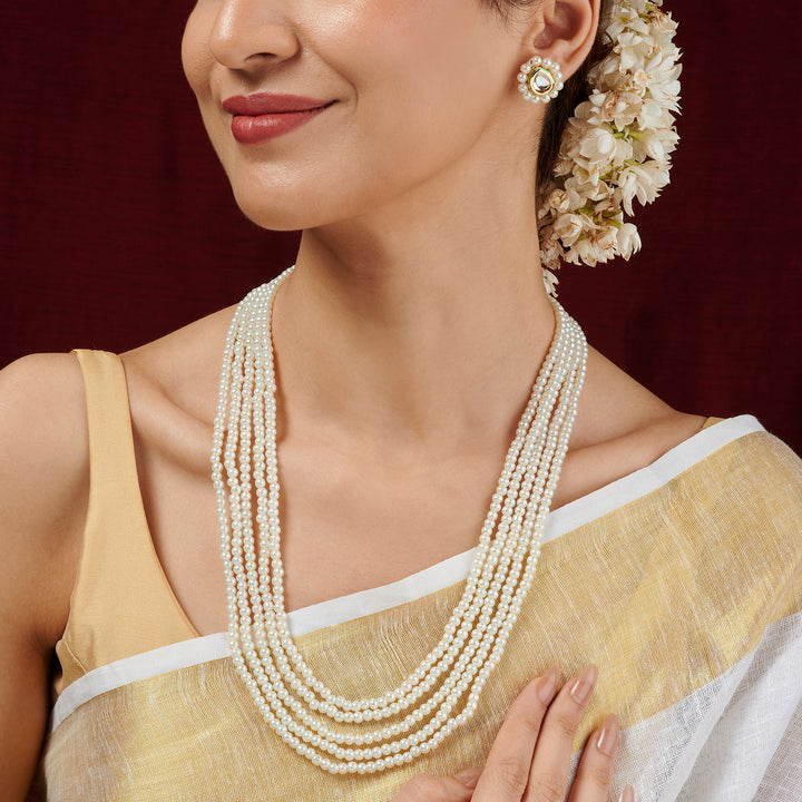 Teejh  Surili Pearl Necklace Set