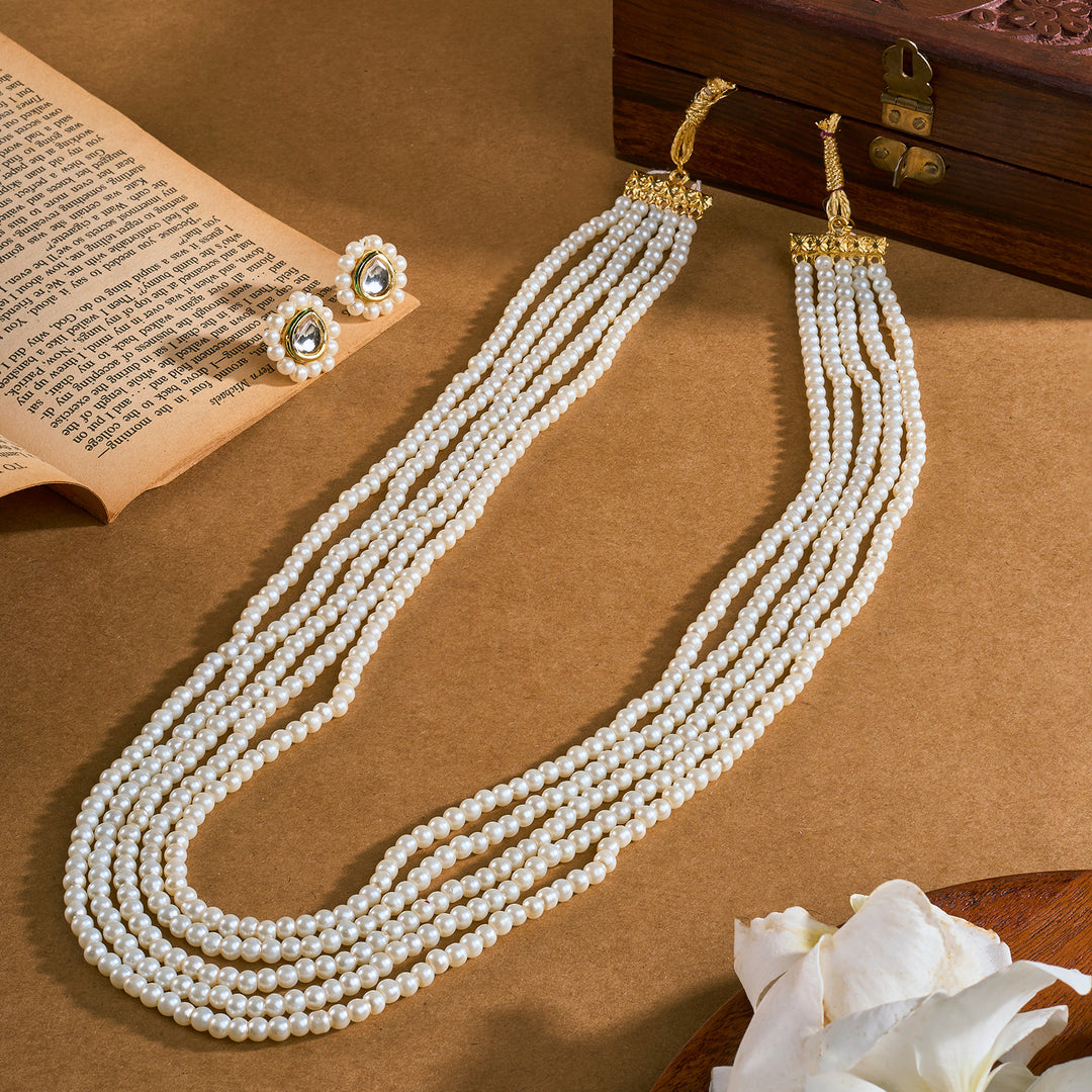 Teejh  Surili Pearl Necklace Set