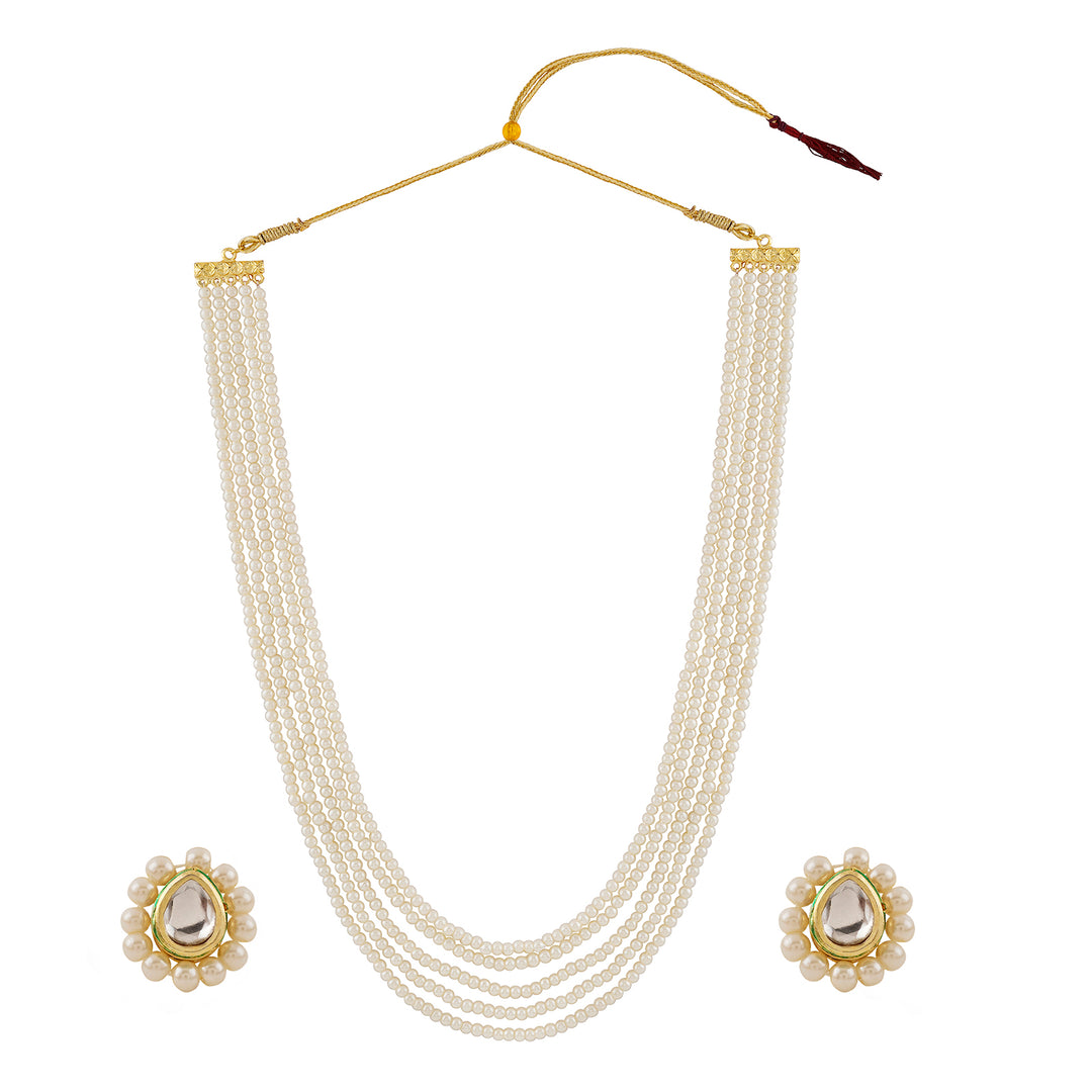 Teejh  Surili Pearl Necklace Set