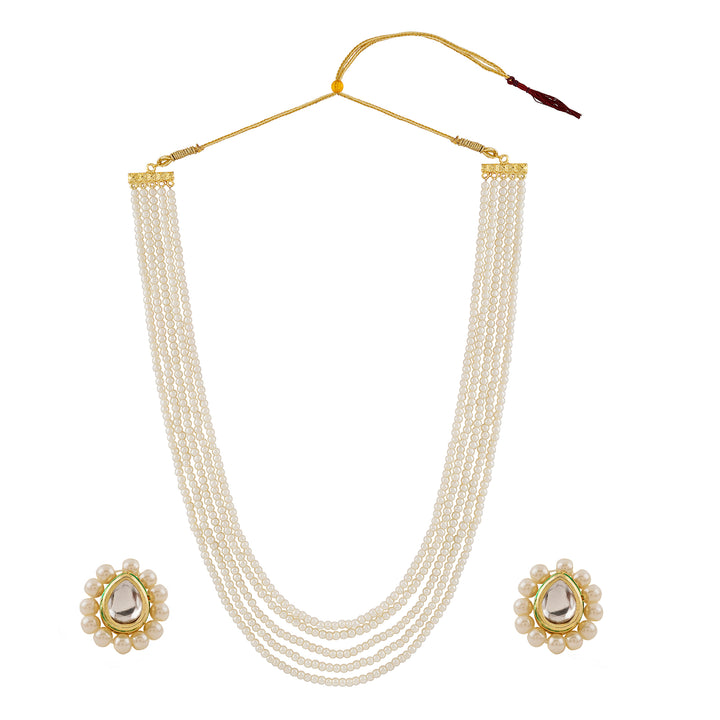 Teejh  Surili Pearl Necklace Set