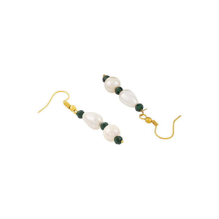 Teejh Chakra White and  Multi-colour beaded Necklace Set