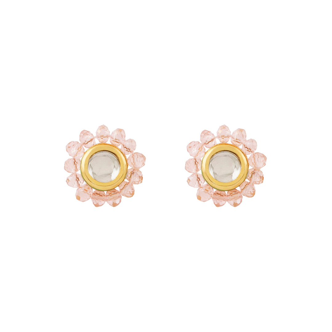 Teejh Jalsa Pink Beaded Necklace Set