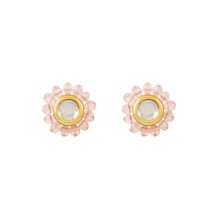 Teejh Jalsa Pink Beaded Necklace Set