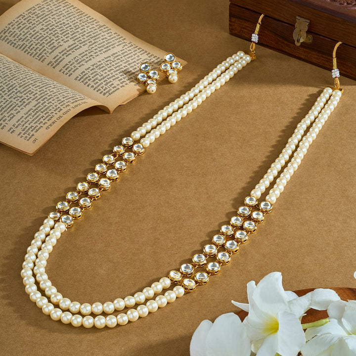 Teejh Tanaya Pearl Beaded Necklace Set