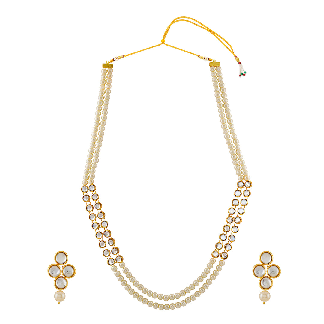 Teejh Tanaya Pearl Beaded Necklace Set