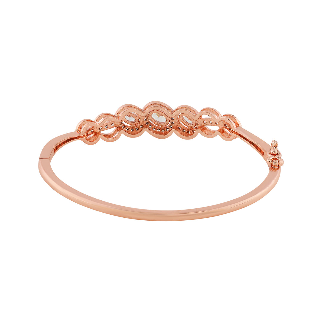 Teejh Diva Dynasty CZ Stones Rosegold Bracelet