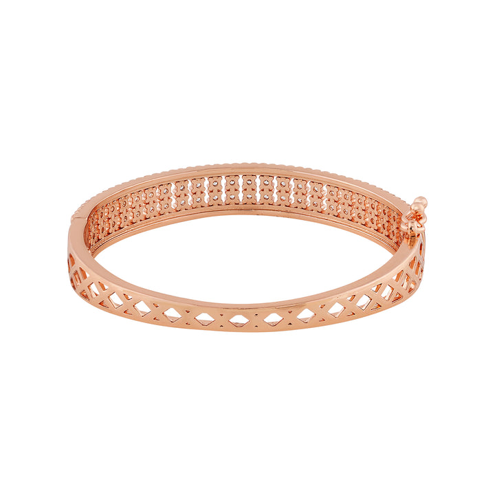 Teejh Veda Vishaal CZ Stones Rosegold Bracelet