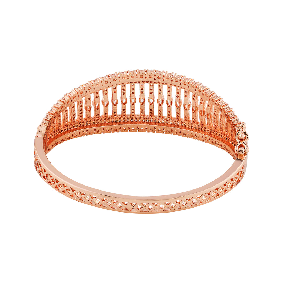 Teejh Kiran Kalyan CZ Stones Rosegold Bracelet