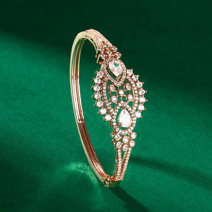 Teejh Gleam of Ganges CZ Stones Rosegold Bracelet