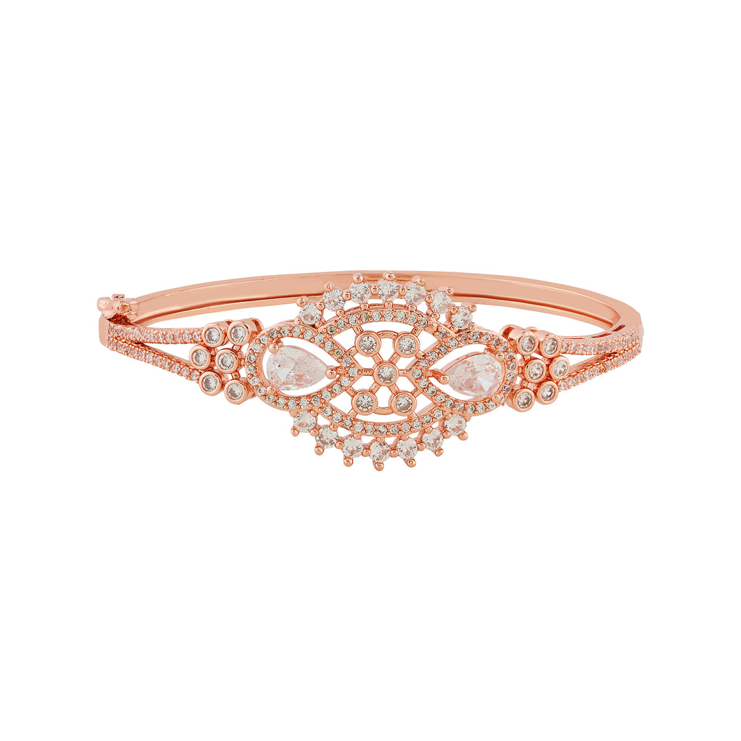 Teejh Gleam of Ganges CZ Stones Rosegold Bracelet