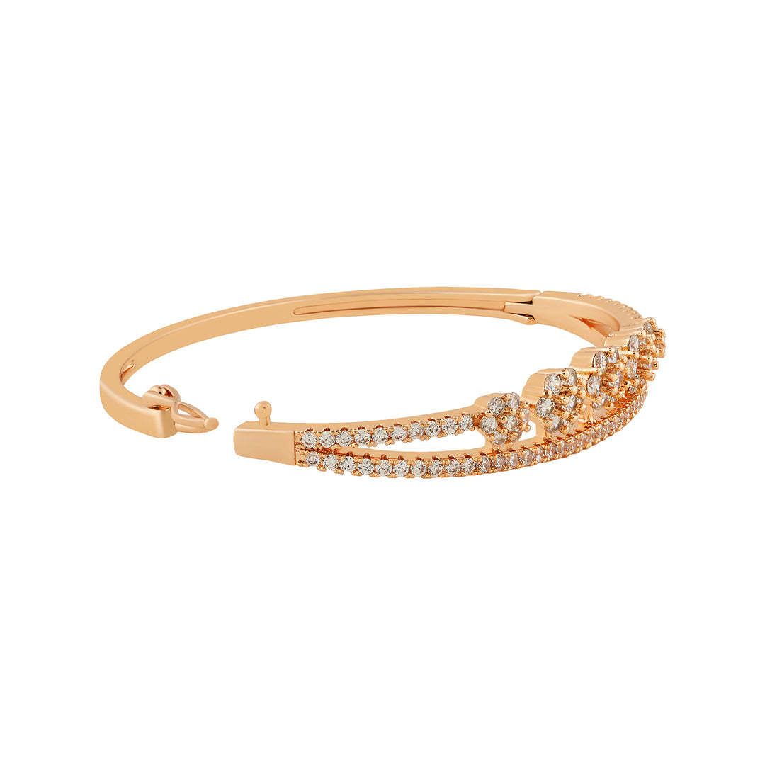 Teejh Rhea Radiance CZ Stones Rosegold Bracelet