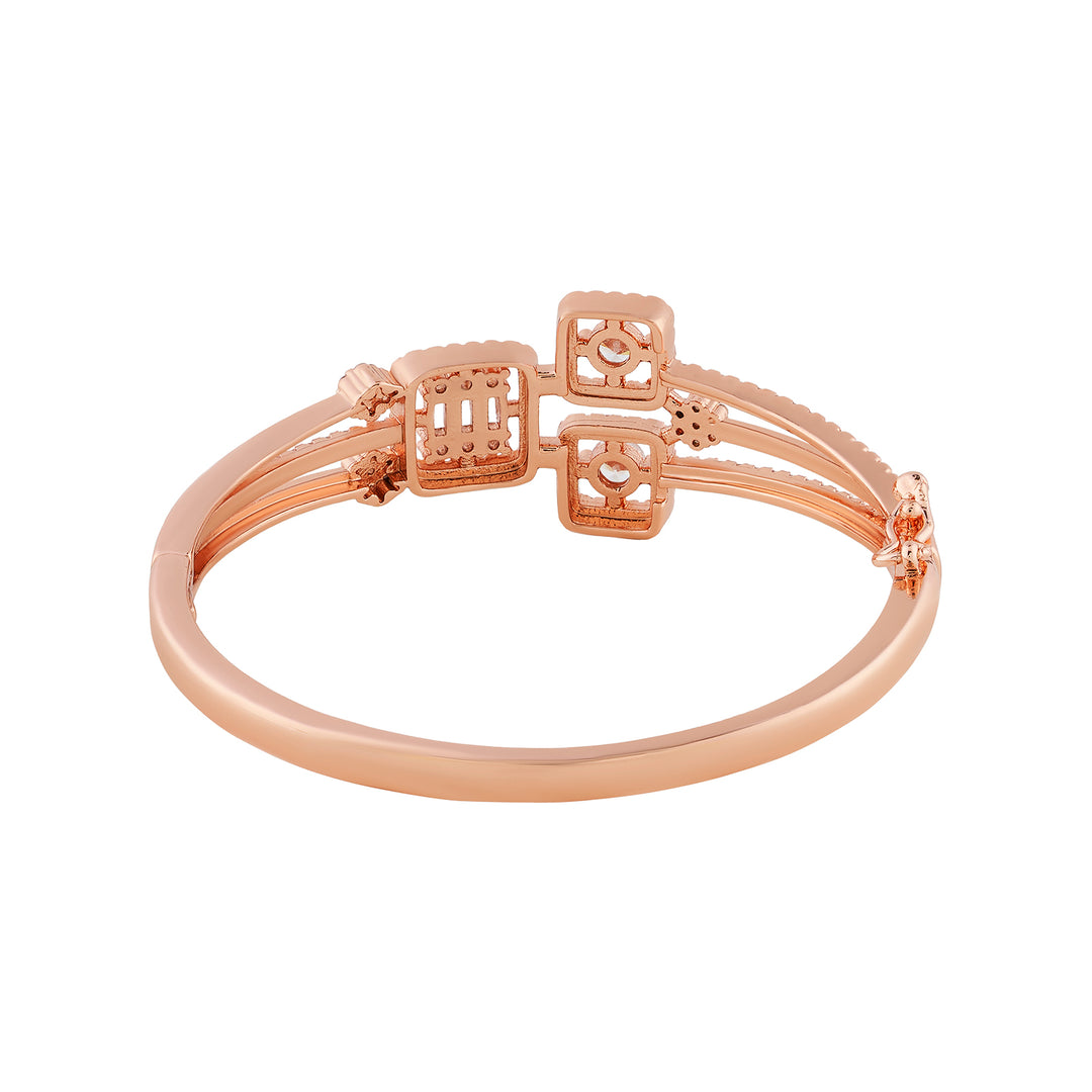 Teejh Kavya Kiran CZ Stones Rosegold Bracelet