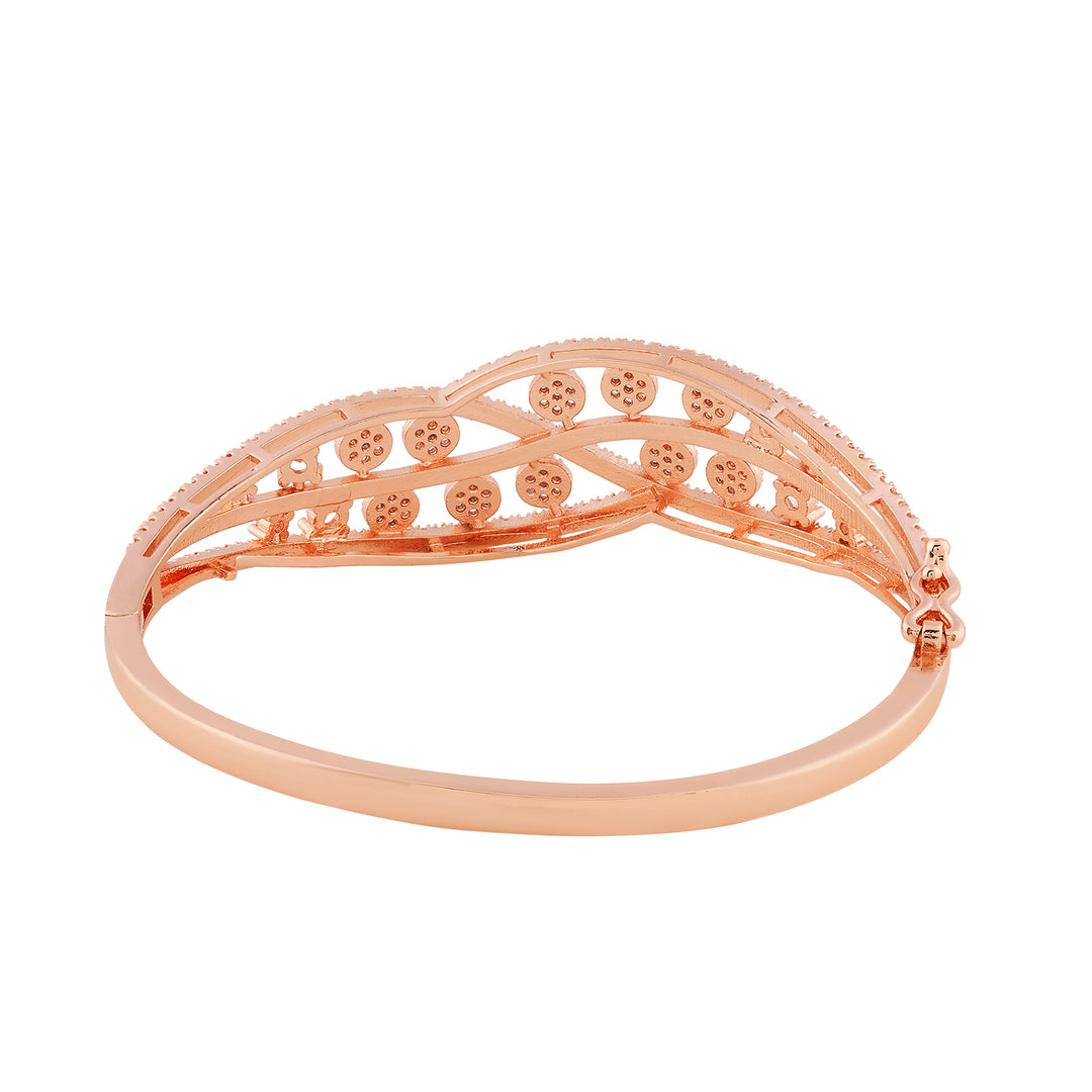 Teejh Zeenat Zest CZ Stones Rosegold Bracelet