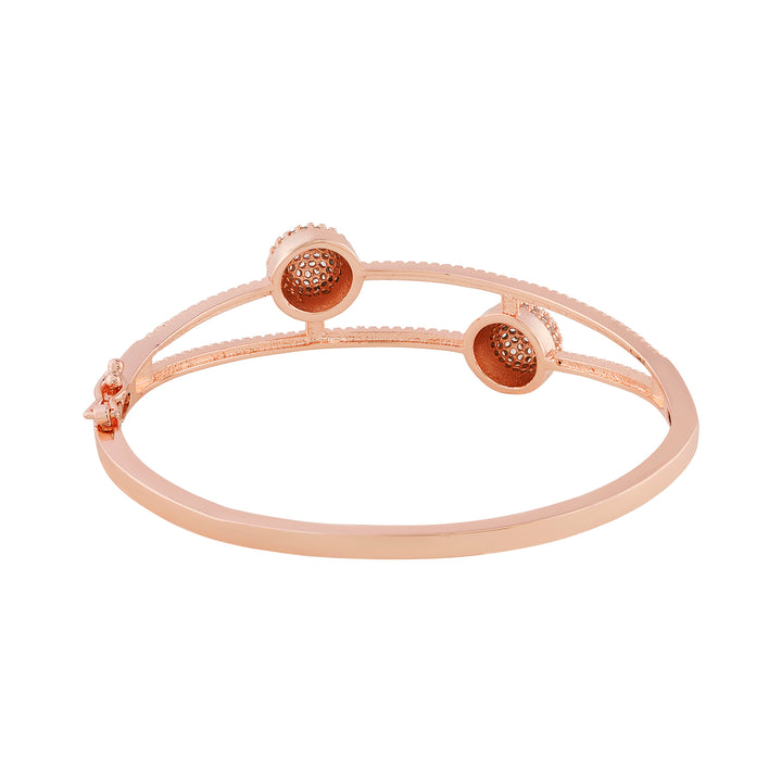 Teejh Jewel of Jhansi CZ Stones Rosegold Bracelet