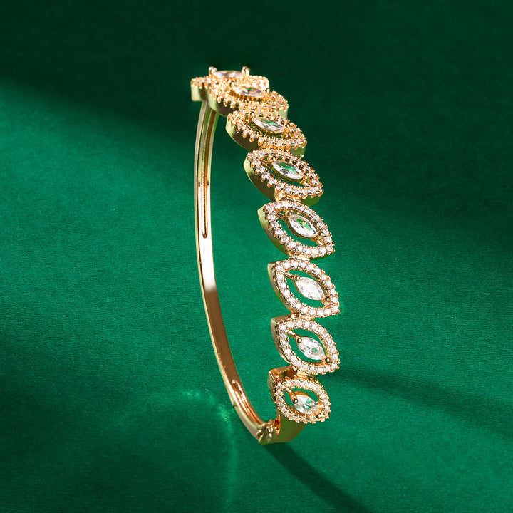 Teejh Aarti Allure CZ Stones  Rosegold Bracelet