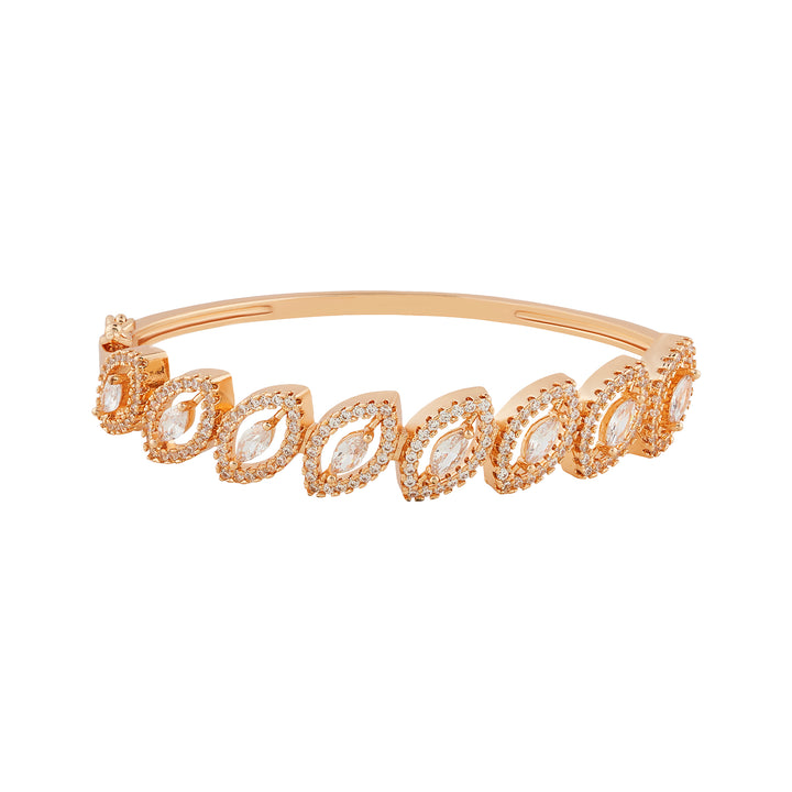 Teejh Aarti Allure CZ Stones  Rosegold Bracelet