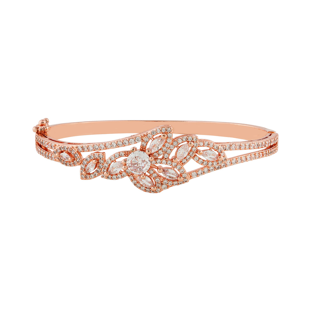 Teejh Madhunika Mirage CZ Stones Rosegold Bracelet