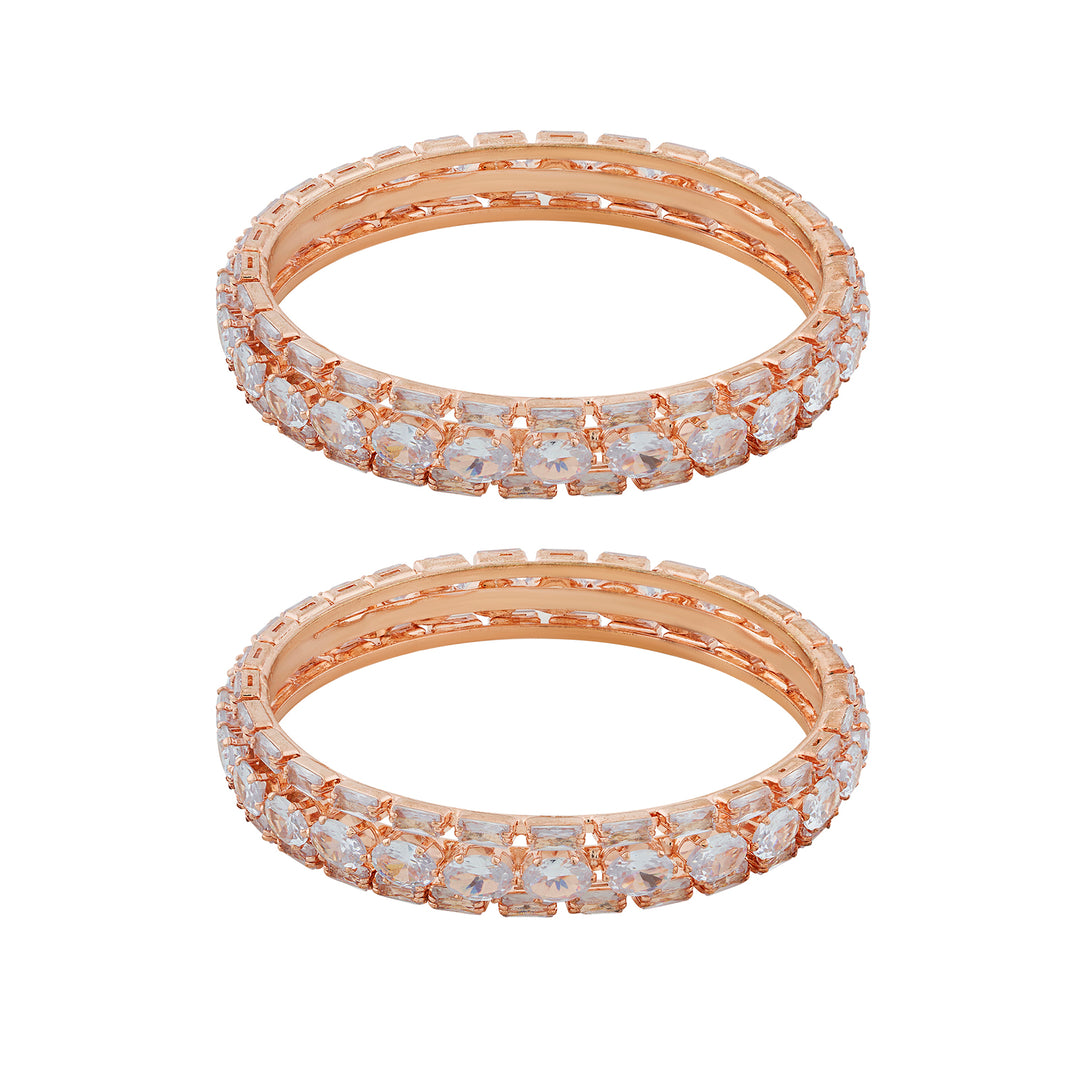 Teejh Eternaa Rosegold Bangles