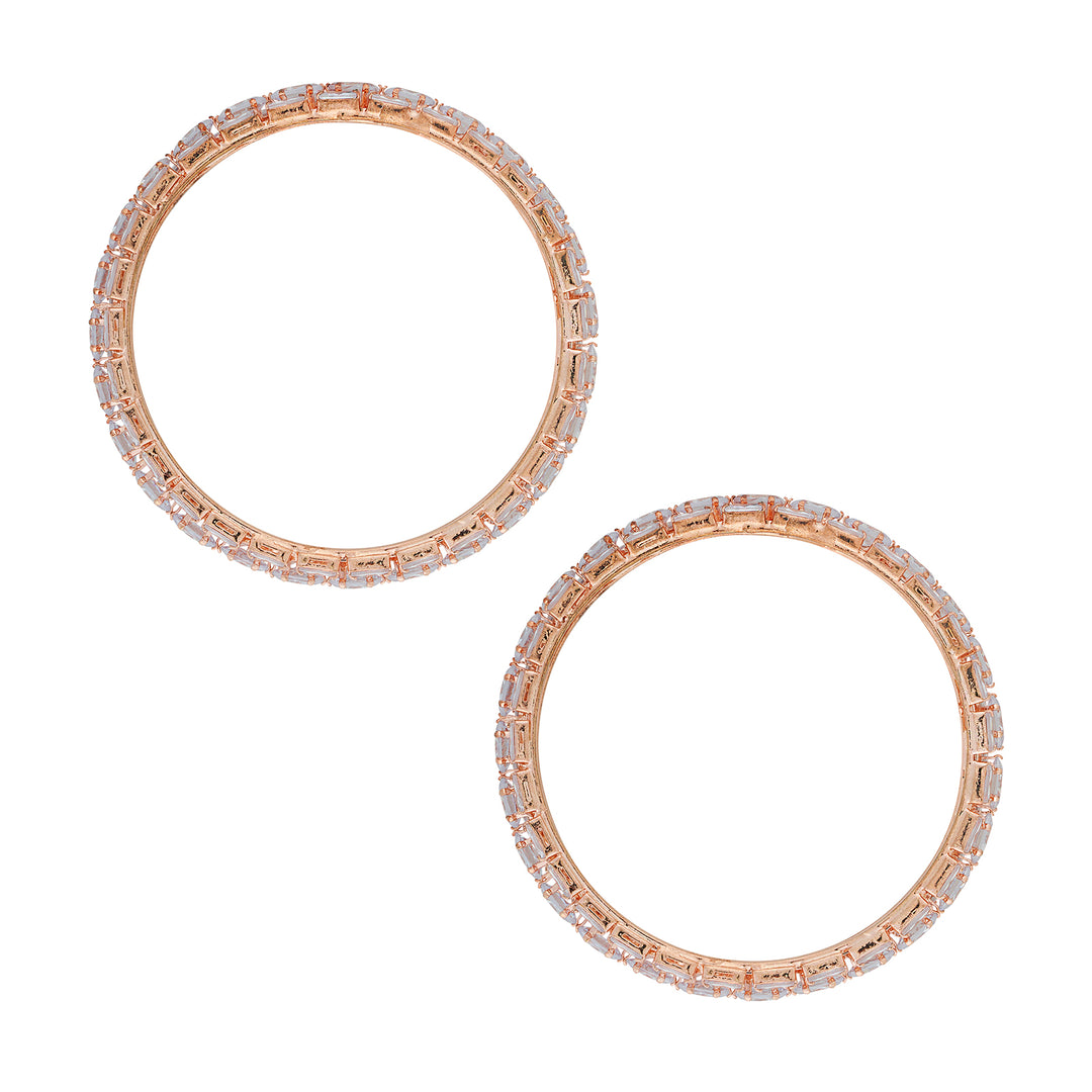 Teejh Eternaa Rosegold Bangles