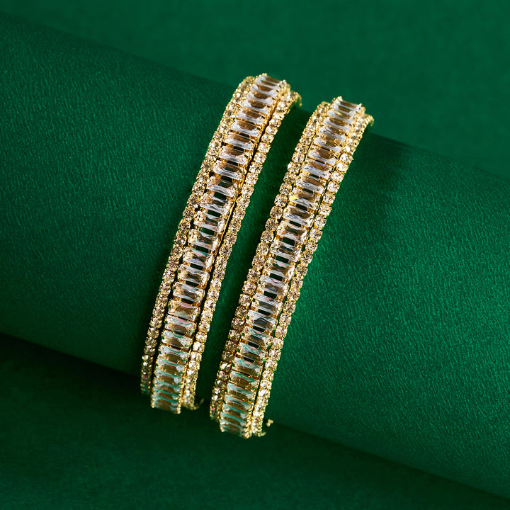 Teejh Nayab Gold Bangles