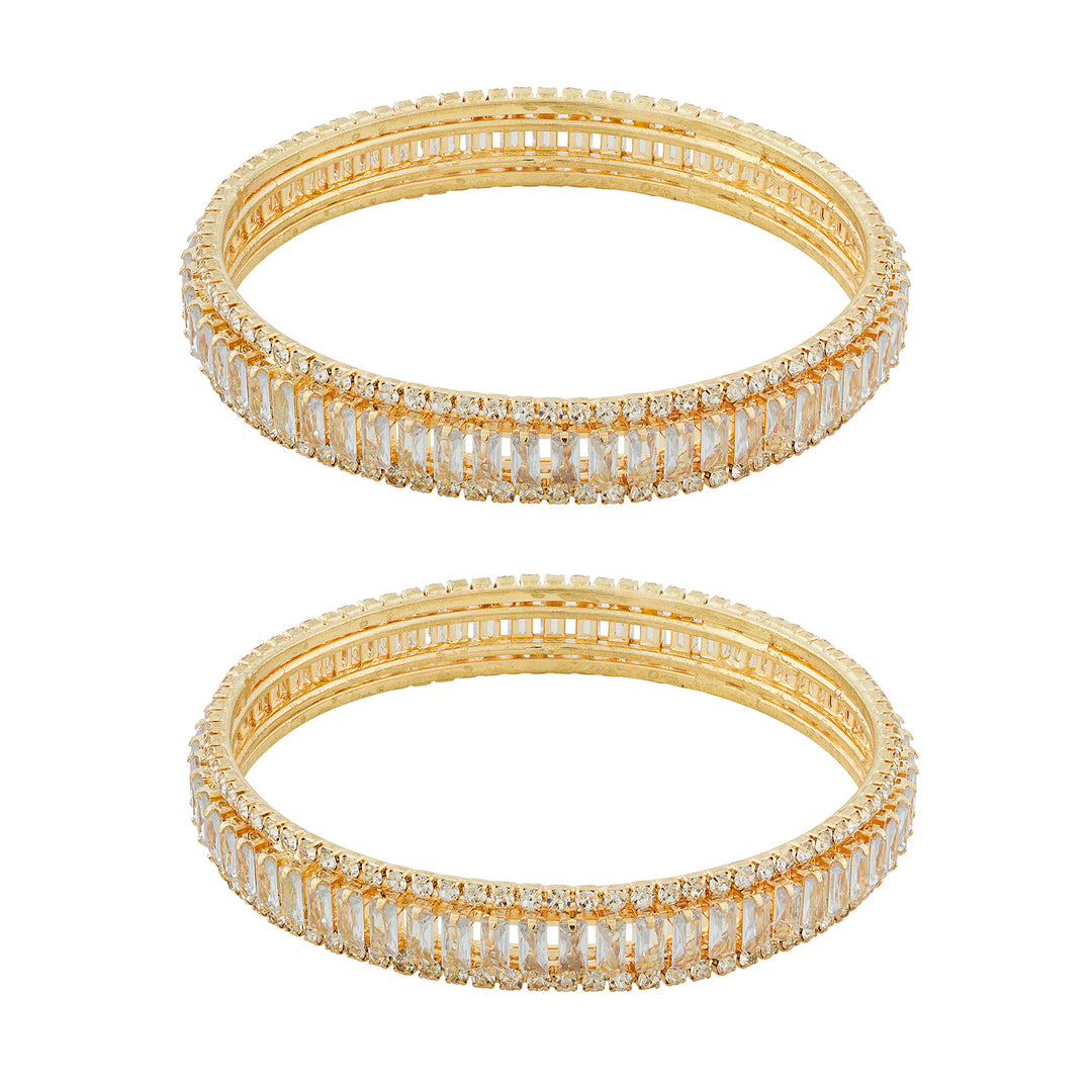 Teejh Nayab Gold Bangles