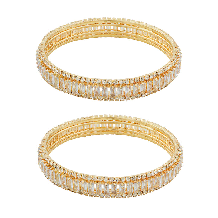 Teejh Nayab Gold Bangles