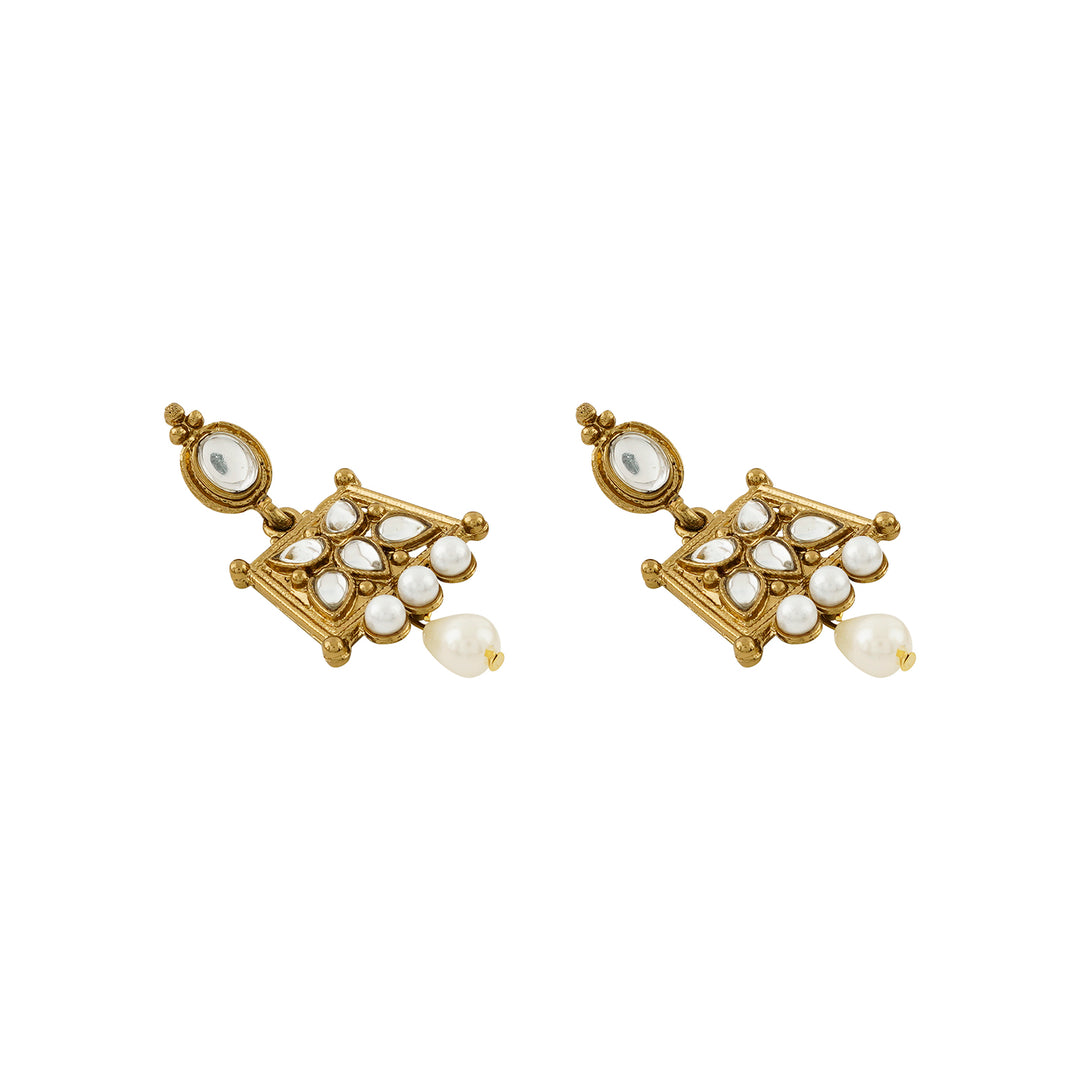 Teejh Trishya Gold Necklace Set