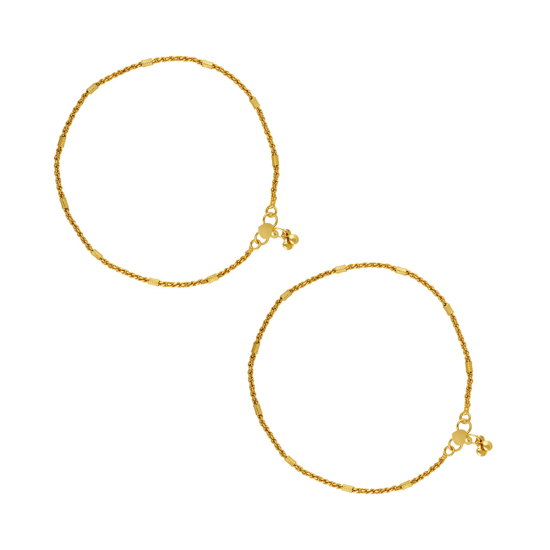 Teejh Nupur Nirvana Gold Payal