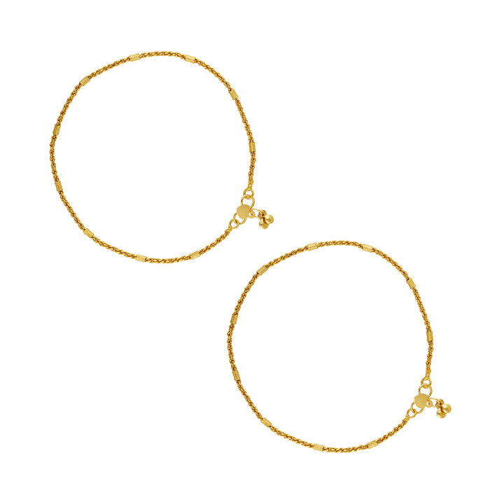 Teejh Nupur Nirvana Gold Payal