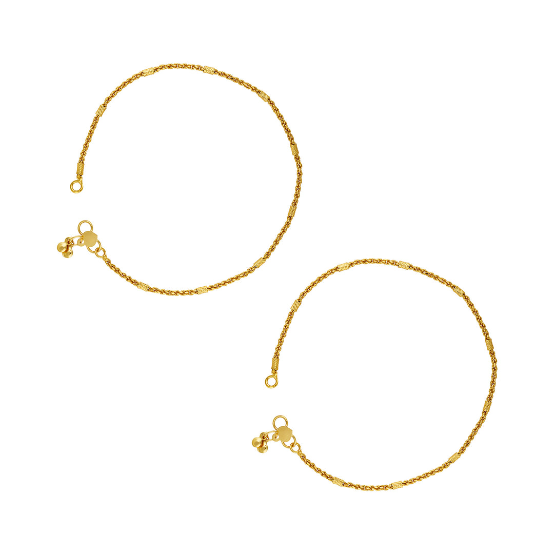 Teejh Nupur Nirvana Gold Payal