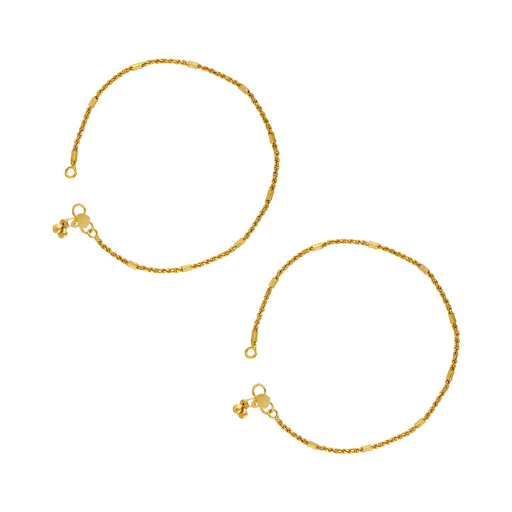 Teejh Nupur Nirvana Gold Payal