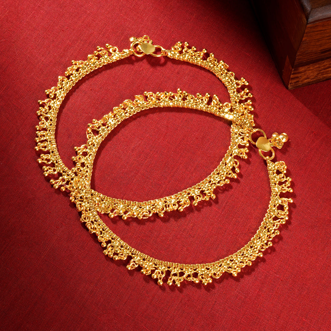 Teejh Tara Tinkle Gold Payal