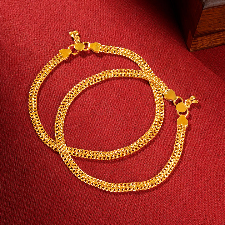 Teejh Aarti Anandi Gold Payal