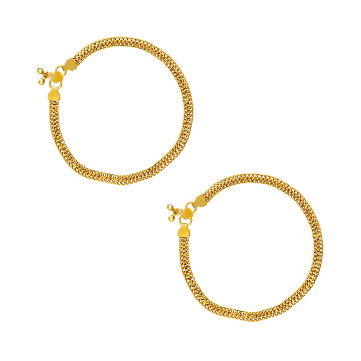 Teejh Aarti Anandi Gold Payal