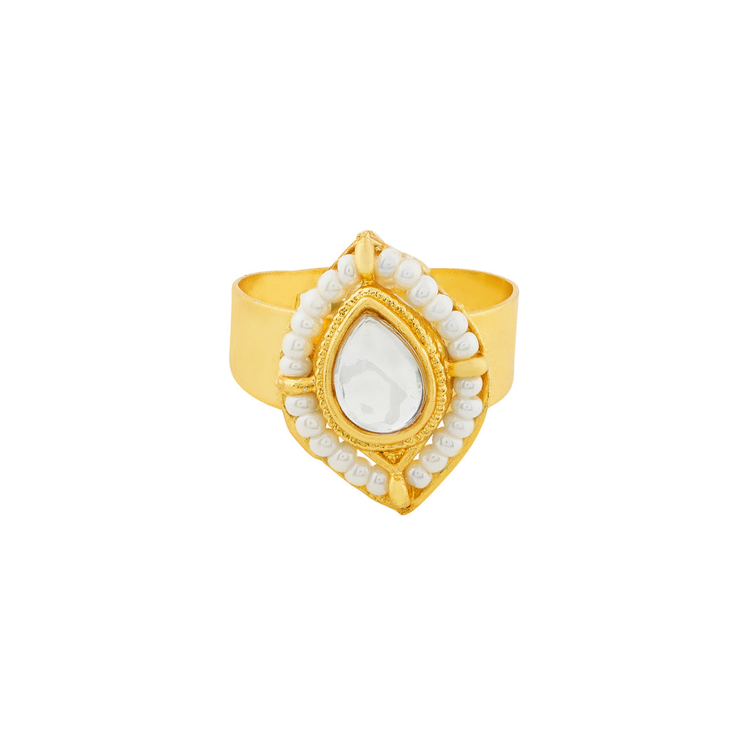 Teejh Rohina Pearl Gold Necklace set