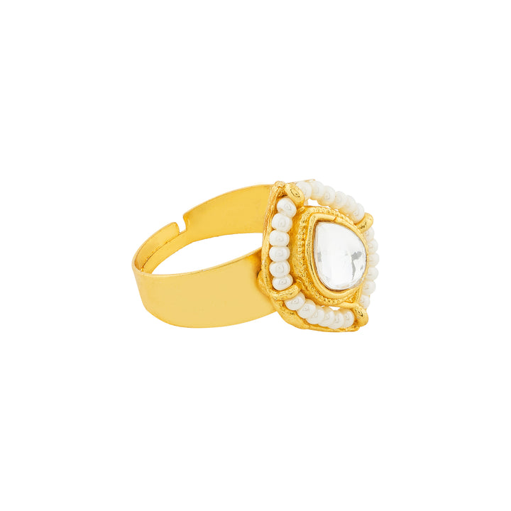 Teejh Rohina Pearl Gold Necklace set