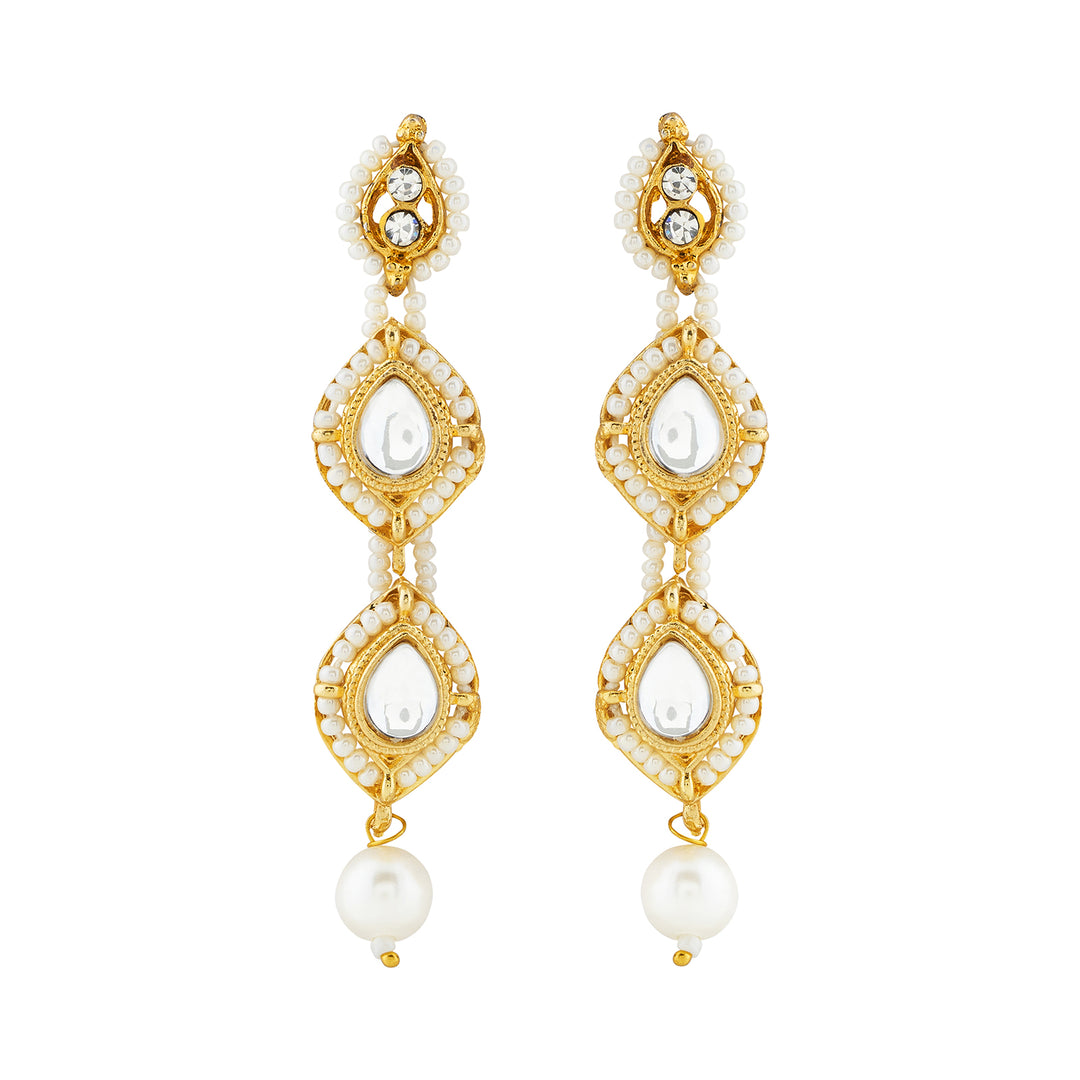Teejh Rohina Pearl Gold Necklace set