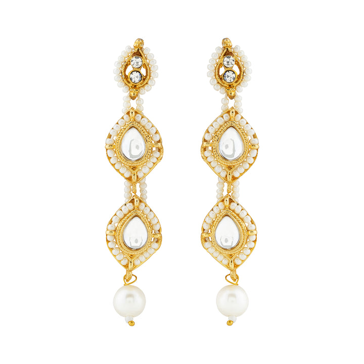 Teejh Rohina Pearl Gold Necklace set